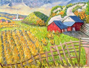 Wheat Harvest, Kamouraska, Quebec